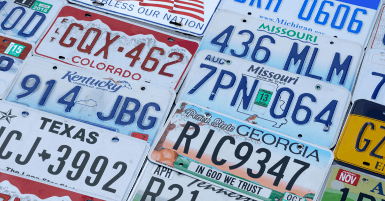 Can a bike rack cover your license plate?