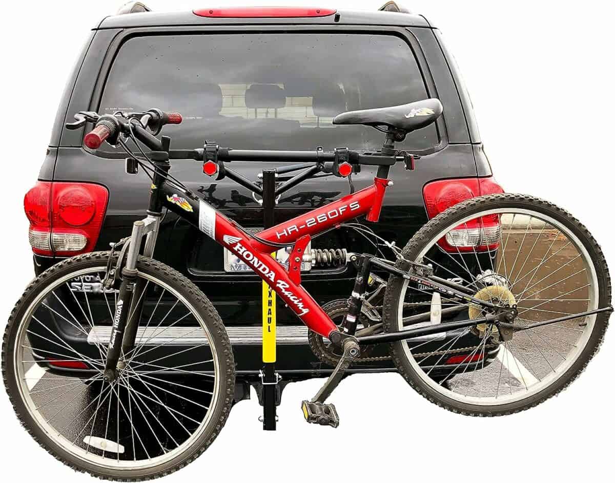 MaxxHaul 50025 Hitch Mount 2 Bike Rack For Cars, Trucks, SUVs, Minivans - 100 lb. Capacity