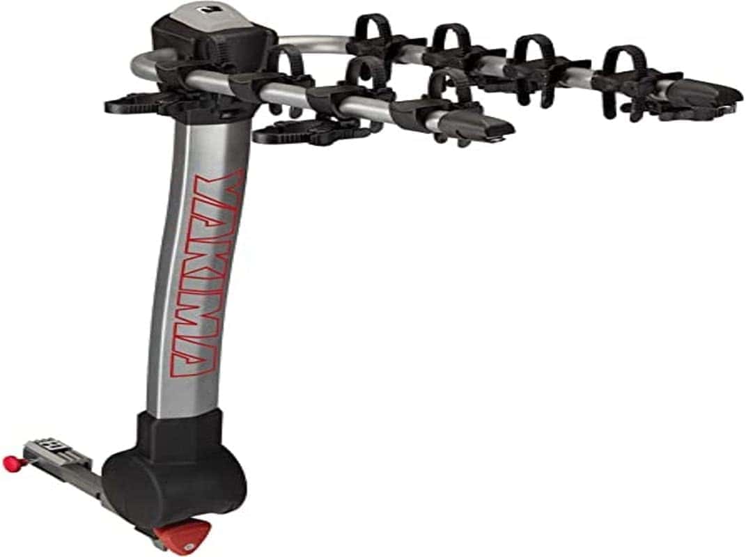 YAKIMA, RidgeBack Tilt-Away Hitch-Mounted Bike Rack for Cars, SUVs, Trucks and More, Fits 1.25” and 2” Hitches
