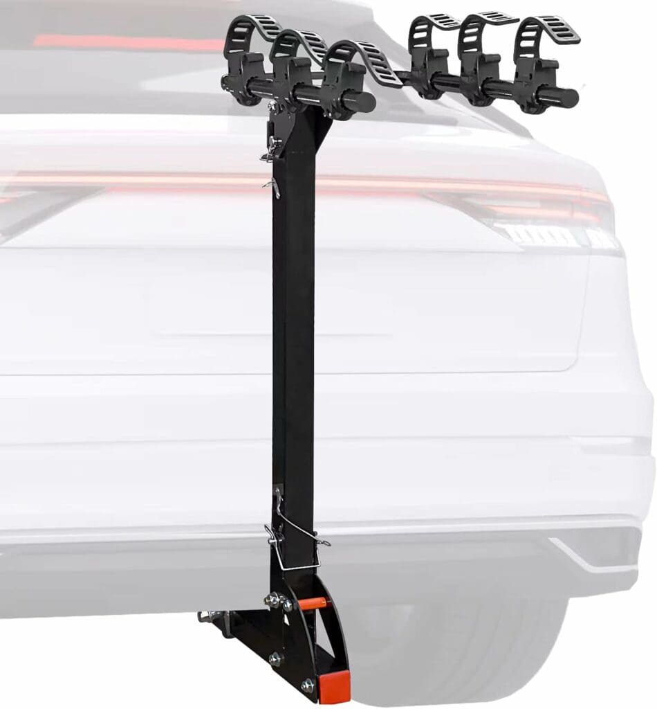 Cainozo Bike Hitch Racks Feature Easy Assembly Bike Hitch Racks 3 Bike Rack for Car Foldable Bike Car Racks Used 2 Hitch Receiver